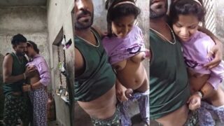 Horny Desi Wife Handjob And Standing Fucking | Indian MMS
