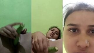 Horny Desi Girl Masturbating And Blowjob Part 1 | Indian MMS