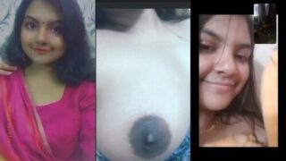 Sexy Desi Girl Shows Boobs On VC | Indian MMS